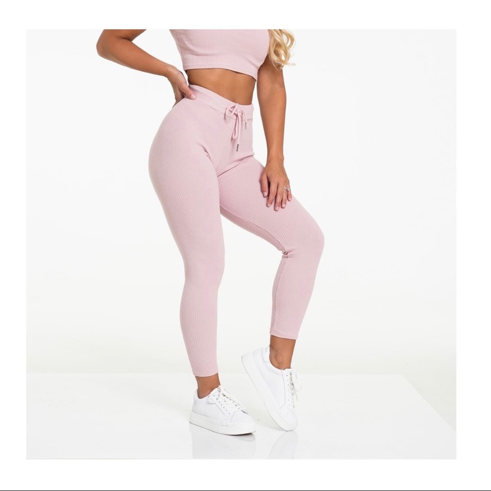 NVGTN Pink Lazy Day Lounge Bottoms